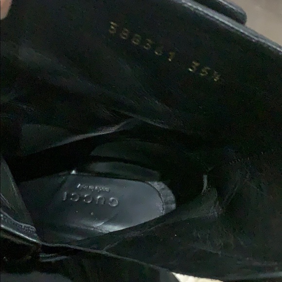 Gucci Black Rooney Horsebit Ankle Suede Boots - Picture 7 of 8